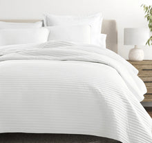 Load image into Gallery viewer, Wholesale Only Microfiber Stripe Quilts and Shams