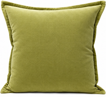 Load image into Gallery viewer, Solid Cotton Velvet Pillow