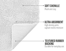 Load image into Gallery viewer, Wholesale Only Plush Chenille Bathmats