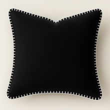 Load image into Gallery viewer, Whip Stitch Edged Solid Linen Pillow
