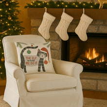 Load image into Gallery viewer, Linen Holiday Block Printed Pillows
