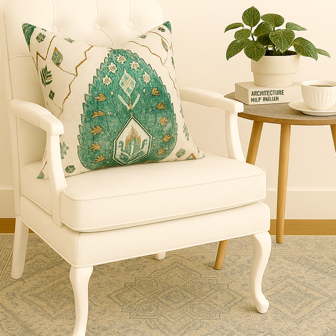 Mina Block Printed Pillow