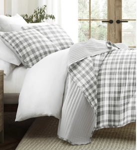 Microfiber Printed Quilt Set