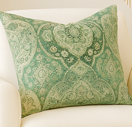 Jida Block Printed Pillow