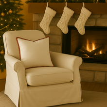 Load image into Gallery viewer, Whip Stitch Edged Solid Linen Pillow
